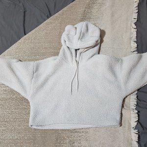 Cropped hoodie with ears
